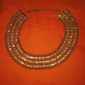 Gold diamond choker!